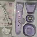 Ufree Bikini Trimmer Electric Razors for Women, Rechargeable Pubic Body Hair Trimmer Electric Shaver for Legs Body Hair, Bikini Shaver IPX7 Waterproof, Gifts for Women, Purple