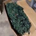 7Ft Pre-Lit Artificial Christmas Tree Hinged 500 LED Lights
