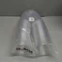 Crystal Clear PET Cups for Iced Coffee,Milkshake, Cold Drinks, Slush, Smoothy's, Slurpee, Ice cream, Dessert, Party's, Plastic Disposable Cups (50, 32 oz)