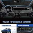 Windshield Sun Shade for Porsche Cayenne 2019-2026, Vehicle-Specific Design