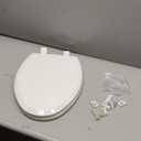 Mayfair NextStep2 Toilet Seat with Built-In Potty Training Seat, Slow-Close, Removable that will Never Loosen, Elongated, White