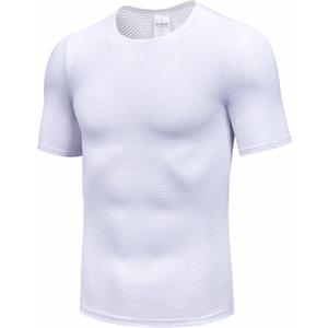 qualidyne Men's Cycling Base Layer Quick Dry Bike Undershirt Sleeveless Biking Jersey Bicycle Tops Sports Vest Breathable, XX-Large