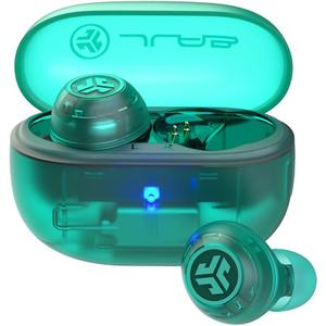JLab Go Pop ANC Bluetooth Auriculares TWS with Cancelacin Activa de Ruido Green Azulado Transparent JLab Go Pop ANC Bluetooth Auriculares TWS with Cancelacin Activa de Ruido Green Azulado Transparent