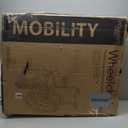 Drive Medical Blue Streak Lightweight Wheelchair - Portable Folding Mobility Aid - Swing-Away Footrests - Desk Arms - Durable Steel Frame - Easy Transport & Storage - 18-Inch Seat