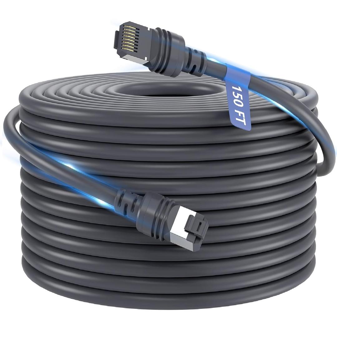 150FT Gen 3 Cable for Starlink, Waterproof Replacement Cable for Starlink Gen 3, Star Link Standard V3 Ethernet Cables Extension(150FT/46M)