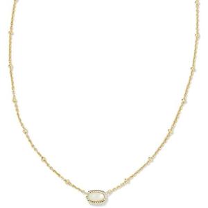 Kendra Scott Mini Elisa 14k Gold-Plated Satellite Short Pendant Necklace, Fashion Jewelry for Women