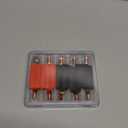 10pcs 8 Awg - 5/16" (M8) Sanuke Wire Lugs Ring Terminal Connectors Ends Heavy Duty for Battery Cable Lug Wire Electrical Eyelets with 3:1 Dual Wall Adhesive Heat Shrink