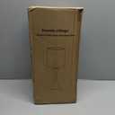 Touch Control Table Lamp, 3-Way Dimmable Bedside Lamp for Living Room, Modern Nightstand Lamp for Bedroom, Silver Table Lamp with White Shade, Desk Lamp for Dorm, Home, Office, 3000K LED Bulb Included