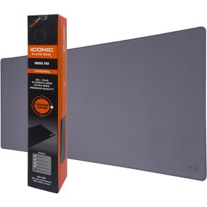 XXL Extended Gaming Mouse Pad/Mat 40"x18"(Steel Grey) - Large & Wide Desk Cloth Mousepad - Stitched/Water Proof/Non Slip Base  XXL 40"x18", Steel Gray