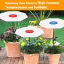 3 Pack Plants Shade Cover for Outdoor Plants, 65% Sunblock Shade Cloth Outdoor, Garden Shade Disk Umbrella, Sun Shade for Plants, Prefect for Your Garden, Potted Plant, Live Plant Outdoor(P0409)
