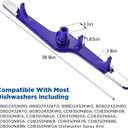 154568001 5304517203 Dishwasher Lower Spray Arm for Frigidaire Kenmore Replaces Dishwasher Parts 154414101 154568002 1542508 154250801 154250901 AP3958746 PS1524955 Dishwasher Spray Arm- Blue, 18.9''L