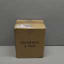 6 Pack Black Tablecloth 60 x 126 Inch, Polyester Table Cloths for 8 Foot Rectangle Tables, Wrinkle Resistant Polyester Black Table Clothes for Wedding, Parties, Banquet