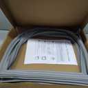 2 Pack W10830055 Refrigerator Door Gasket, Gray, 42.13 x 16.93 Inches