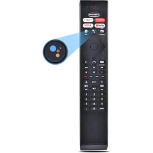 Voice Replacement Remote for Philips Smart TV: Universal Control for Philip 4K Ultra HD Smart Android TV with Google Assistant.for 43" 50" 55" 65" 75" Class 5704 5504 5604 5806 (Slate)