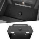 Center Console Vault for 2023 2024 2025 Chevy Silverado 1500/ GMC Sierra 1500 2500 3500 HD, Hidden Console Safe with Digital Lock, Durable Carbon Steel Console Safe Organizer Lock Box