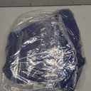 WDIRARA Women's Strapless Denim Mini Dress Bandeau Layered Ruffle A Line Bow Dresses (Medium)