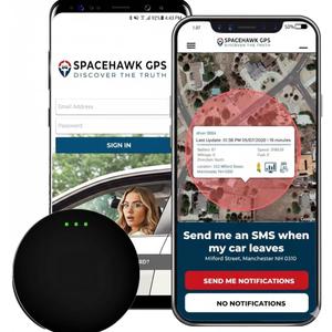 Tracker - Real-Time Mini GPS System. Hidden GPS Tracking Device for Cars, Trucks, Trailers, Assets & Fleet Vehicles. Waterproof Portable GPS Tracker with Magnet & Long Battery.