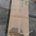 Patiowell 6x4 FT Storage Shed, Outdoor Metal Sheds with Lockable Door and Sloping Roof, Waterproof Outside Utility Garden Tool Shed with Breathable Vents for Patio Lawn Backyard, Brown