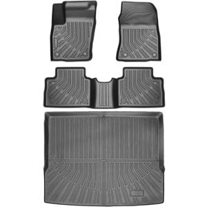 Floor Mats and Cargo Mat fit for Nisan Kicks Accessories 2025 Cargo Liner TPE All Weather Protection(Not for Kicks Play 2025)