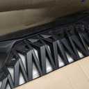 Matte Black Front Grill, Shark Grille Compatible with 2007-2018 Jeep Wrangler Rubicon Sahara Sport JK JKU