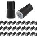 29 PCS Waterproof Wire Connectors Outdoor Electrical Cable Terminal Twist Nuts Cap for Wet Location Installation Lights Irrigation Valves Black