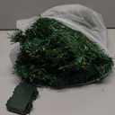 9FT Pre-Lit Christmas Garland with 50 LED Lights, 220 Lush Green Branches Battery Operated, 8 Modes IP44 Waterproof Timer, Warm White for Indoor Outdoor Holiday Mantle Stair Decor