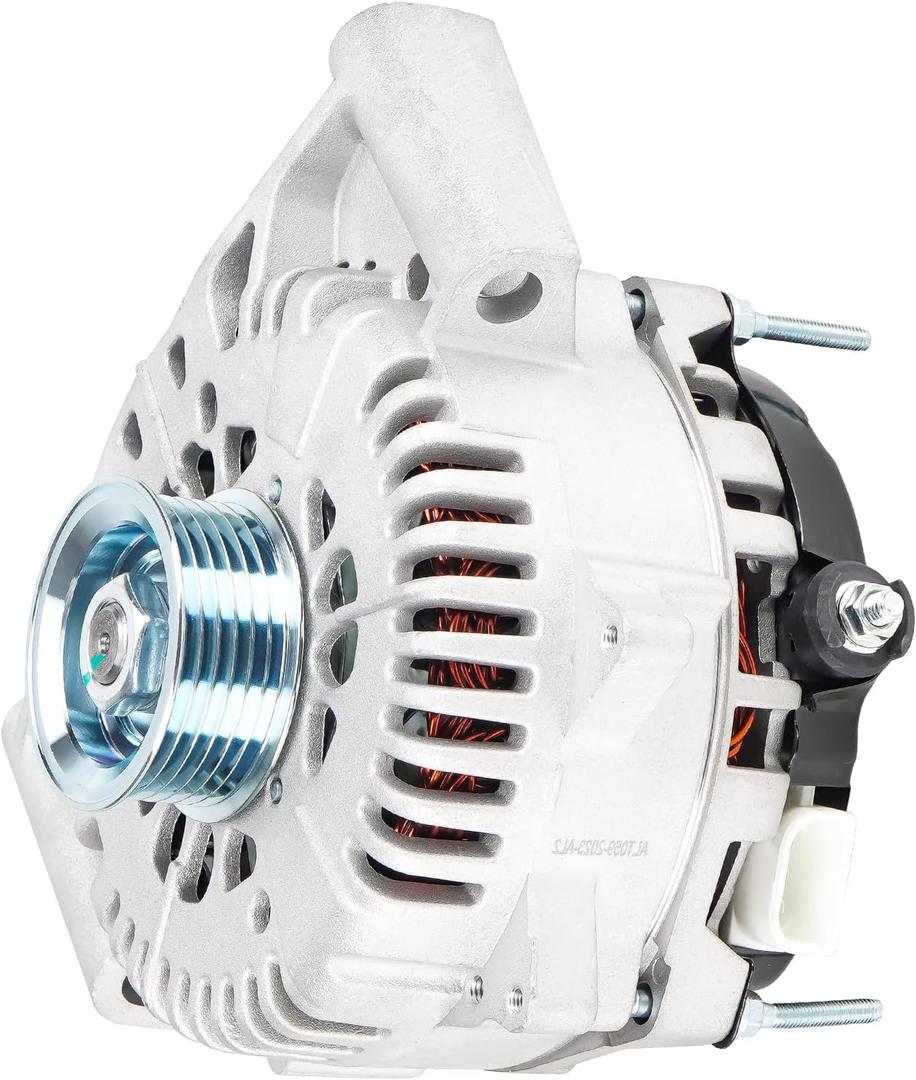 New Alternator 3.0L FWD Fit for 2005-2007 Mercury Mariner 3L, 2005-2006 Mazda Tribute, 2005-2007 Ford Escape Replace AFD0112, AJC8-18-300B, RM4U2J-10D309-JC, 334-2653A