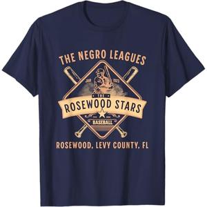 Negro League 1923 Rosewood Stars Baseball Legacy T-Shirt, M