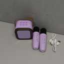 Portable Bluetooth Speaker(Purple) (Purple 2 Mics)