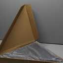 Glass Front Flag Display Case for 5' x 9.5' Folded Burial Flag, Black Solid Wood Frame, Wall Mount Military Flag Box Display Case for Veterans