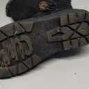 CLPP'LI Womens Twin Button Fully Fur Lined Waterproof Winter Snow Boots-Black-9