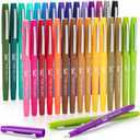Mr. Pen- Felt Tip Pens, 30 Pack, 0.7 mm, Colorful Felt Tip Pens, Fast Dry, No Smear, Planner Markers for Underlining, Writing, Drawing, Journaling Supplies (Assorted Colors)