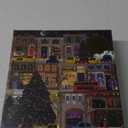 Galison Winter Lights Foil Puzzle 500 Pieces  Holiday Jigsaw Puzzle Featuring Festive City Scene by Joy Laforme  Thick, Sturdy Pieces Challenging Family Activity Great Gift Idea