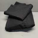 Lavsiry Black Quilt Queen Size with Striped Pattern, Lightweight Soft Summer Thin Microfiber Bedspread & Coverlet Bedding Set for All Seasons - 3 Piece(1 Quilt, 2 Pillow Shams) (Full/Queen(90"x96"))