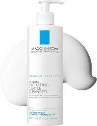 La RochePosay Toleriane Hydrating Gentle Face Cleanser, Daily Facial Cleanser with Niacinamide and Ceramides for Sensitive Skin, Moisturizing Face Wash for Normal to Dry Skin, Fragrance Free