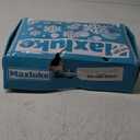 Maxluke Snowflake Girl's Adjustable Ice Skates | Kids Ice Hockey Skates for Girls Boys Youth | Fun Beginner Ice Skating Shoes for Outdoor and Rink | Soft Comfortable Lining L Black