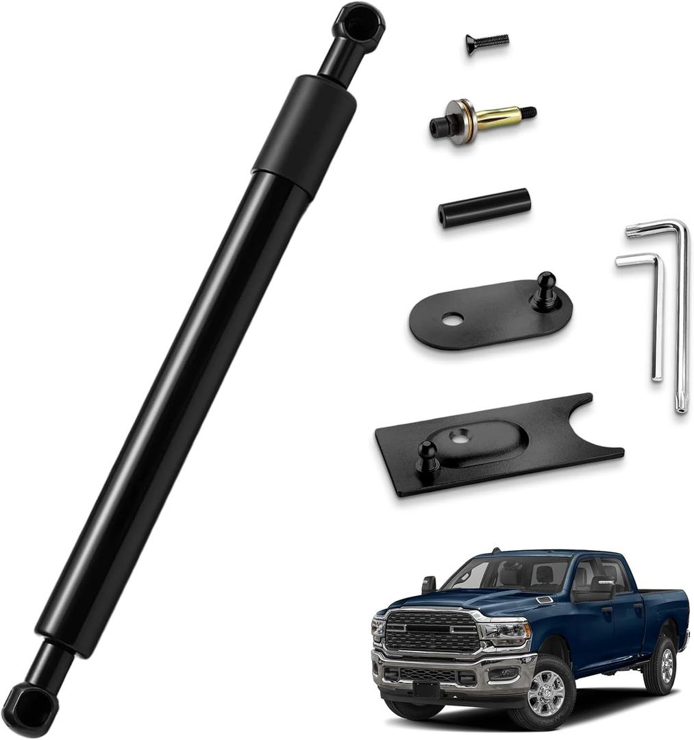 Truck Tailgate Assist Struts Kit, Pickup Tail Gate Shock Damper Accessories for 2009-2018 Dodge Ram 1500, 2019-2025 Ram 1500 Classic, 2010-2025 Ram 2500 3500