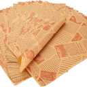 250 Pcs Wax Paper Sheets for Food, Sandwich Wrapping Paper for Food Basket and Plate liners, 12 x 8 In, Newspaper Parchment or Wrapping Breads Burgers French Fries