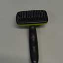 Pecute Self-Cleaning Slicker Brush for Dogs, Cats, Lightweight Dog Brush for Shedding Massaging Grooming, Cat Brush Gently Removes Loose Fur Undercoat for Small Dogs Cats Rabbits of All Hair Types (Green)