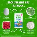 Orgain Kids Protein Powder Shake Mix, Vanilla Bean Ice Cream - 8g Grass-Fed Dairy Protein, 4g Fiber, 22 Vitamins & Minerals, Gluten Free, No Soy Ingredients, Adds Healthy Nutrients to Kids Snacks, 1lb (EXP 10/26/26)