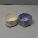 2Pcs Silicone Boot Sleeve for Owala Water Bottle FreeSip Twist and Flip Protective Silicone Bottom Base Bumper for Owala Flask Water Bottle BPA Free, Anti-Slip (Owala 32 Ounce, Cream/Blue)