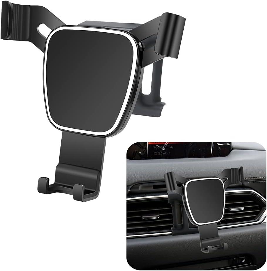 musttrue Car Phone Holder for Mazda CX5 2017 2018 2019 2020 2021 2022 2023 2024 2025 CX5 Auto Accessories Navigation Bracket Interior Decoration Mobile Cell Phone Mount