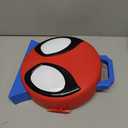 Jazwares Marvel Spidey and His Amazing Friends Action Launch Carry Case - 12-Inch Carry Case with Rotating Launcher and Two Exclusive Amazing Metals Vehicles