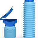 Pee Bottles for Men, Adjustable Emergency Urinal, Car Pee Bottle for Men and Women, Portable Toilet for Car, Shrinkable Personal Mobile Toilet,Urine Bottle (Blue)