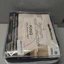 Mueller Ultratemp King Size Sheets Set, Super Soft 1800, 6 Piece, Deep Pocket up to 16" Bed Sheets, Transfers Heat, Breathes Better, Hypoallergenic, Wrinkle, Navy