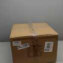 VONLUCE Semi Flush Mount Ceiling Light, 13.8" Ceiling Light Fixture with Clear Glass Shade, E26 Base, 3-Bulb Industrial Lighting Fixture for Hallway Entryway Bedroom, Brushed Gold, ETL Certificated