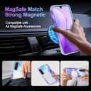 Casetego for Galaxy A17 5G Case,Compatible with MagSafe,[Military Grade Drop Test] Full Body Protection Slim Shockproof Rugged Marble Women Case for Samsung Galaxy A17 5G 6.7 inch,Cobalt Violet