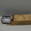 TAILI Shower Caddy Suction Cup with Hooks and Soap holder, Heavy Duty Bathroom Shower Organizer, No Drilling Bathroom Holder with Large Capacity, Metal Black Storage Basket