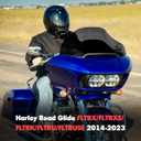 Black 13" Windshield for Harley Davidson Touring Road Glide CVO FLTRX/FLTRXS/FLTRK/FLTRU/FLTRUSE 2014-2022 Windscreen Air Deflector