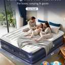 VOSSER California King Air Mattress with Built in Pump Raised, California King 18